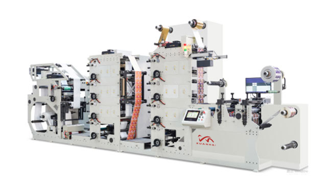 Flexographic printing machine