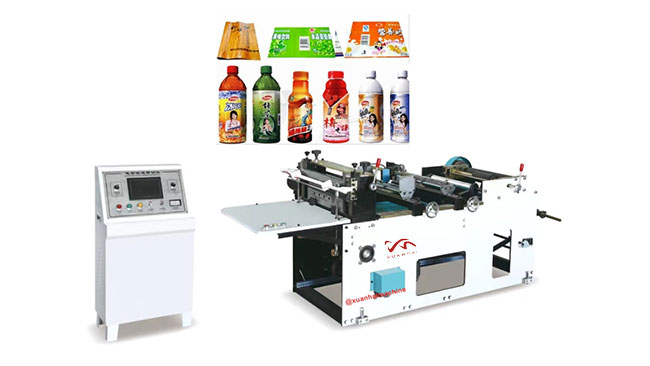 PVC PET High Speed Shink Sleeve Sheet Cutting Machine