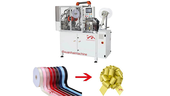 Confetti Bow Solid PP Plastic Ribbon Gift Star Bow Making Machine