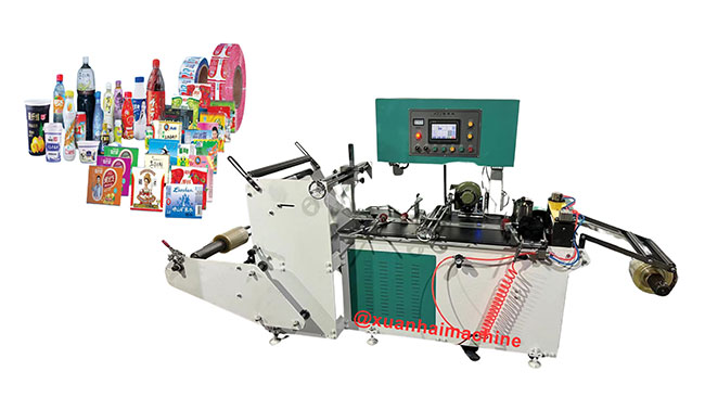 Middle PVC PET Shrink Sleeve Water Bottle Label Making Machine