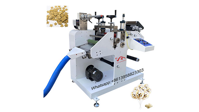 Automatic Paper Confetti Die Cutting Making Machine