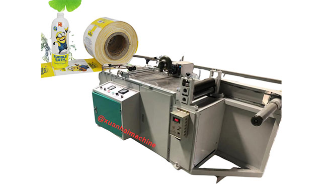 Cheap type Pvc shrink sleeve gluing machine