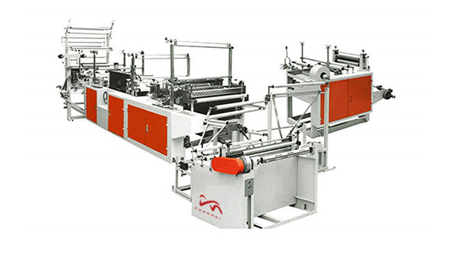 RLD Ribbon Through Continuous Rolled Bag Making Machine