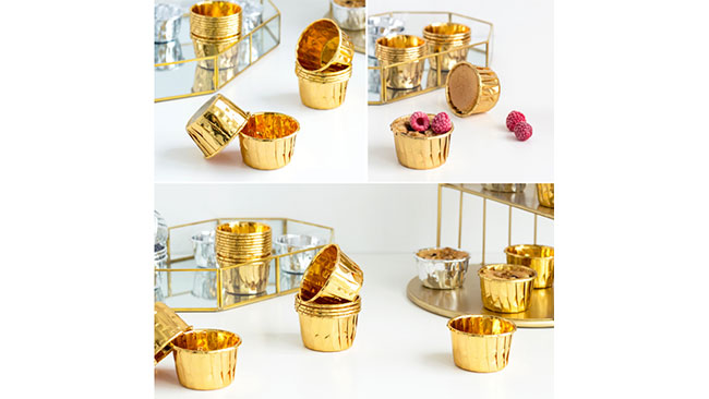 Muffin cake cup forming machine baking cup gold and silver paper cup flat bottomed cup curling edge 