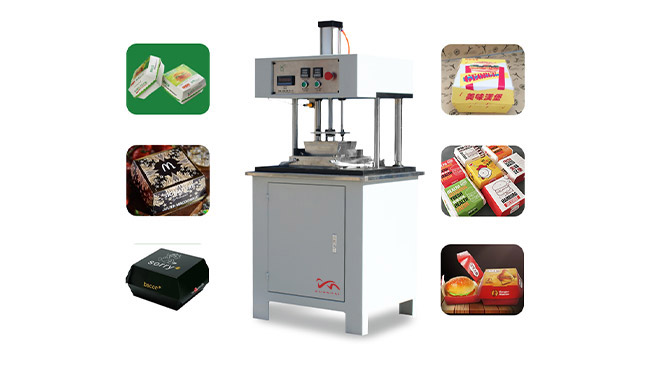 ZF-450-B semi automatic paper hamburger box making machine