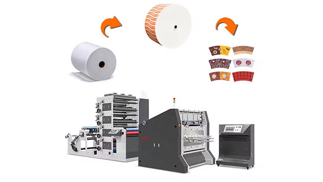 Paper Printing and Die Cutting Machine 