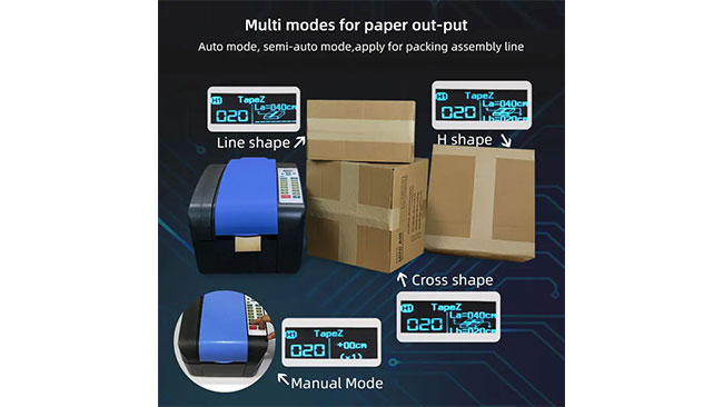 Fully Automatic Wet Water Sticker Tape Machine Small Desktop Tape Cutter Kraft Paper Fiber Packaging Dispenser