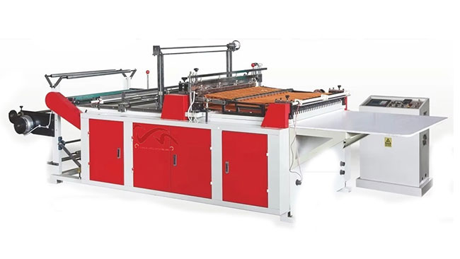 Hot Cutting Plastic Film Side Sealing Bag Making Machine 